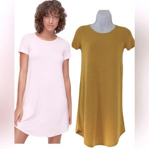 Wilfred Free/ Esther dress/ T-shirt dress/ Jersey knit/ Yellow/ Size  US XS